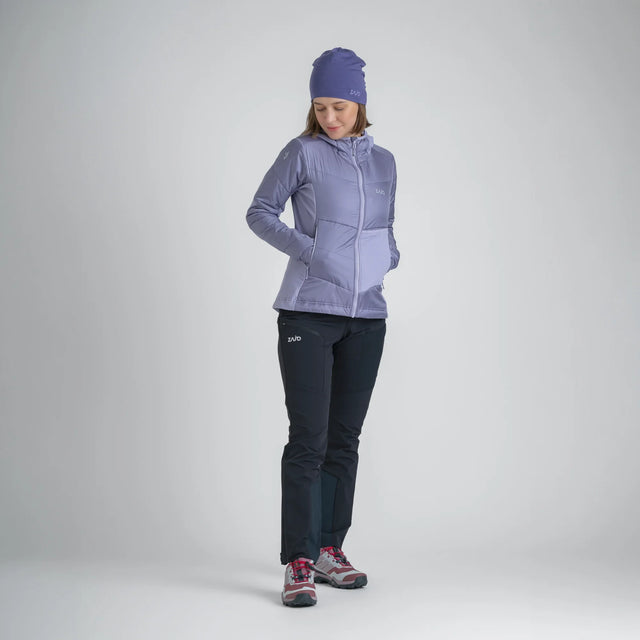 Spiro Women's Insulated Hybrid Jacket — Dove Grey