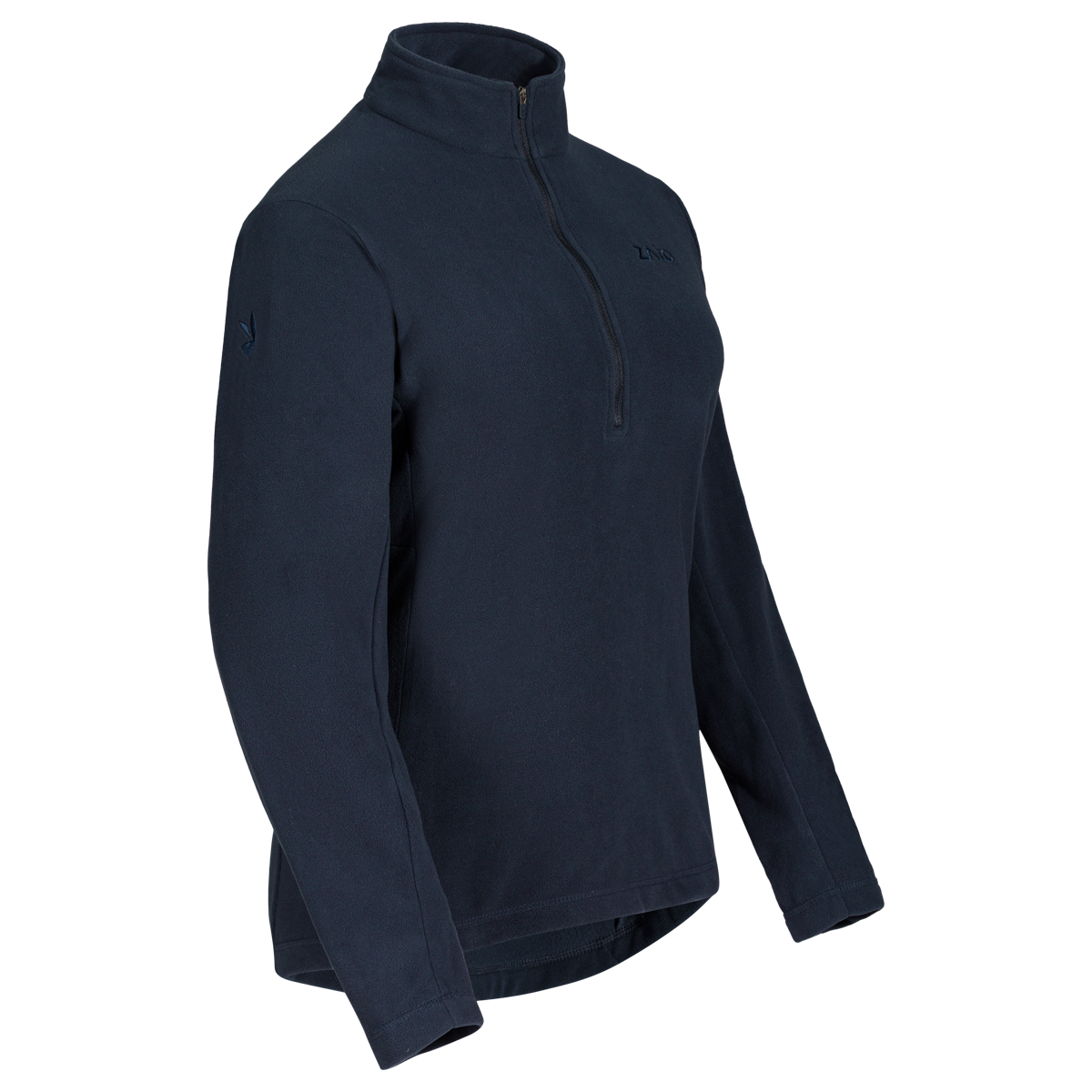 Auro bluză din fleece cu fermoar pentru femei, culoare Dark Navy