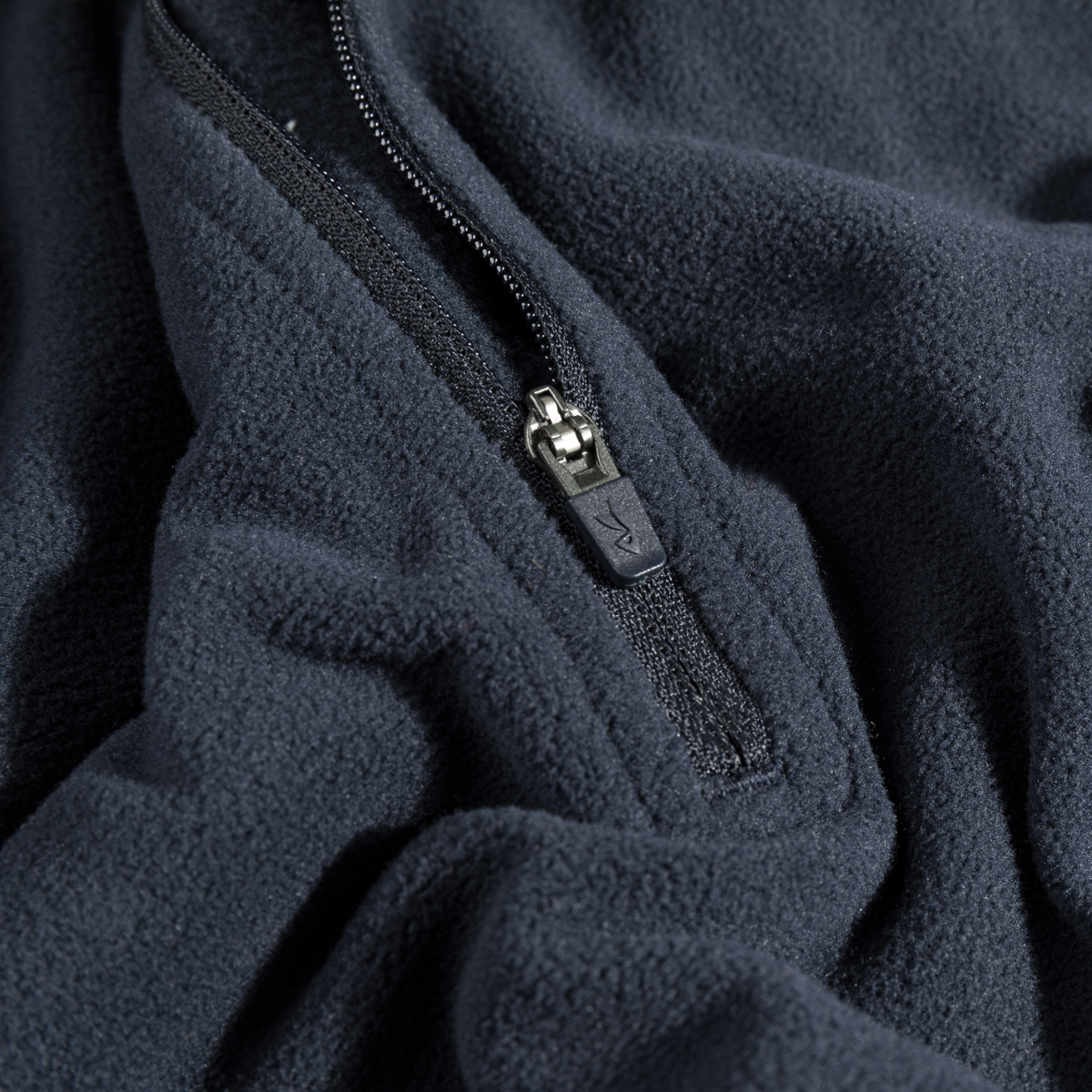 Auro bluză din fleece cu fermoar pentru femei, culoare Dark Navy