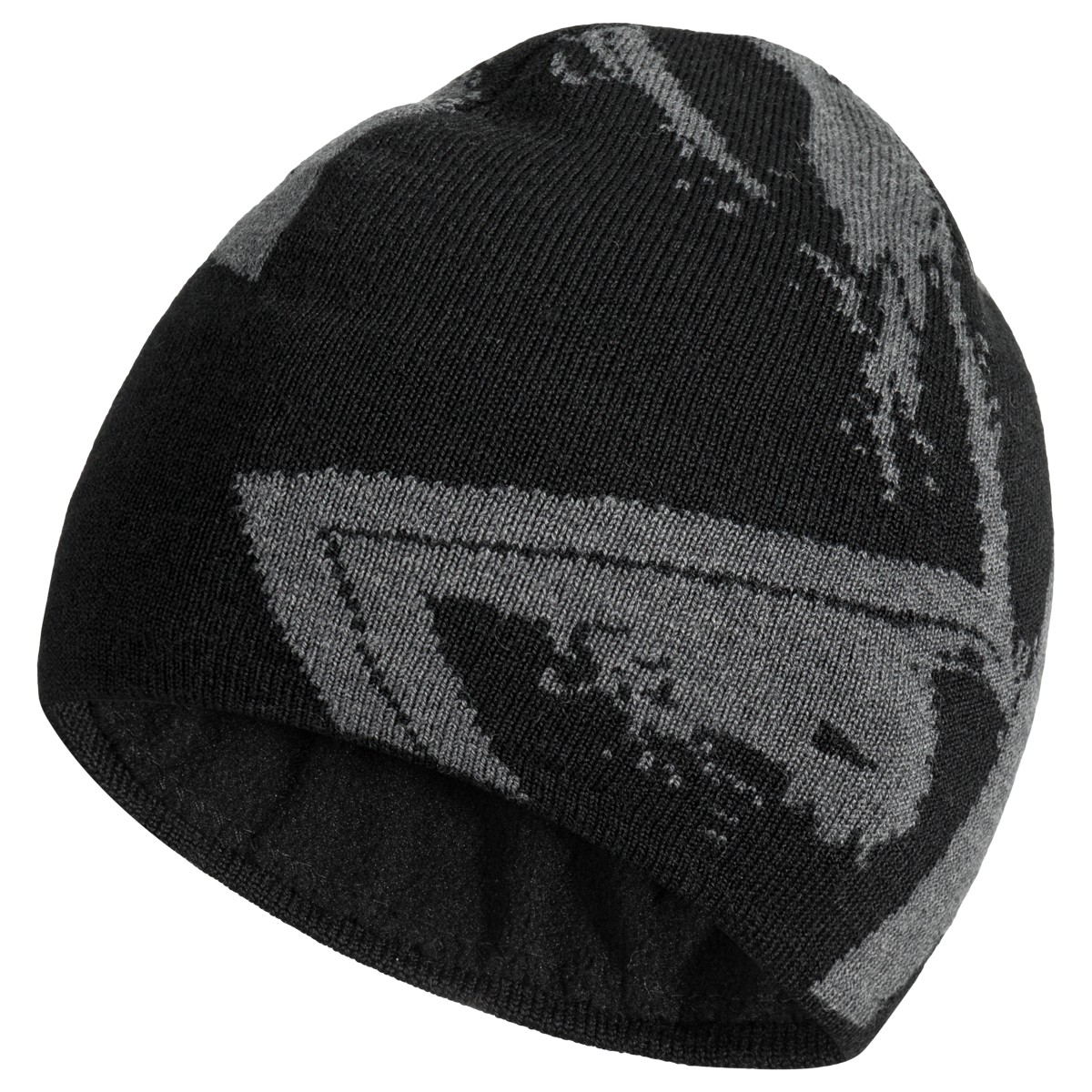 Emblemo Merino Beanie — Black