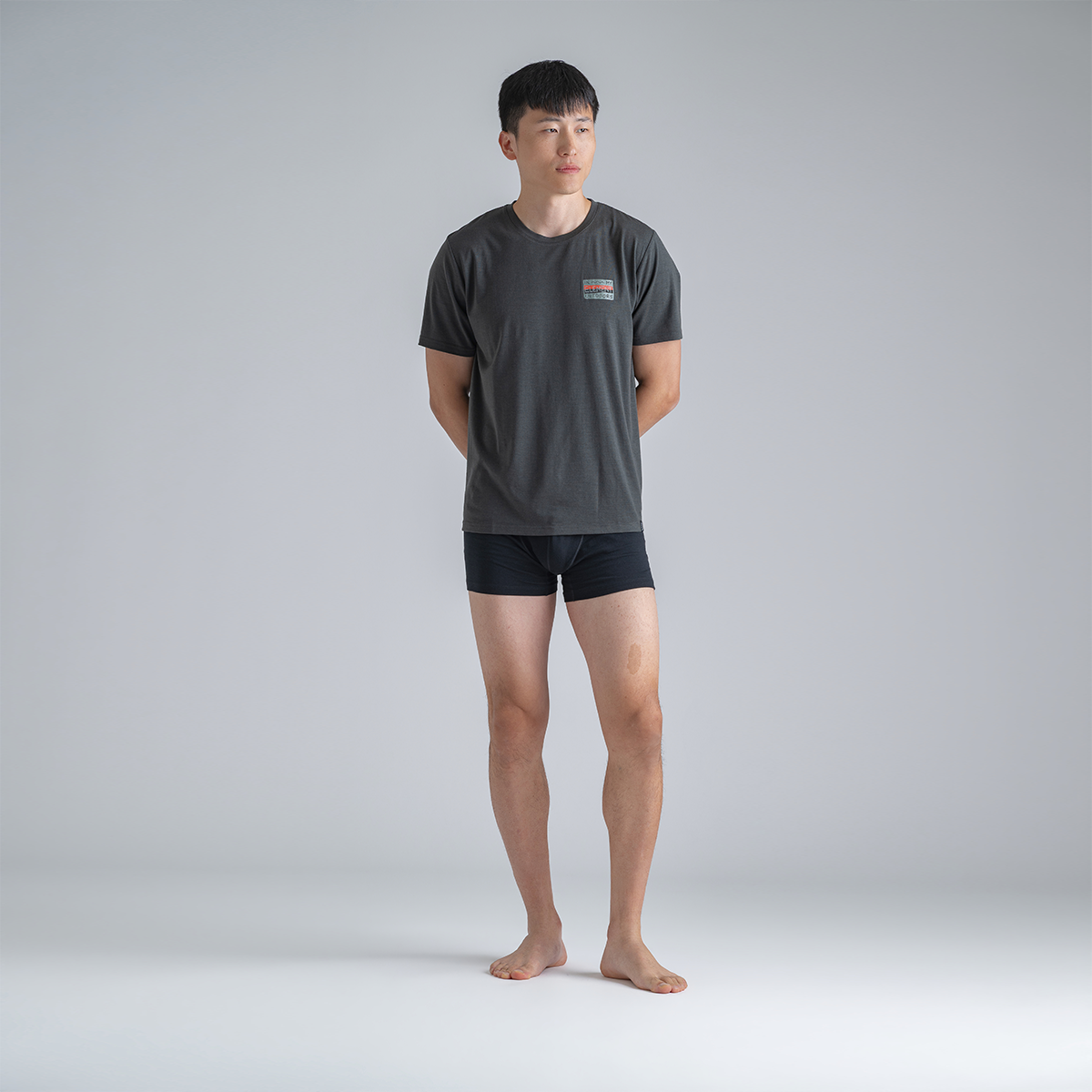 Kora Men's Merino T-shirt — Black Olive