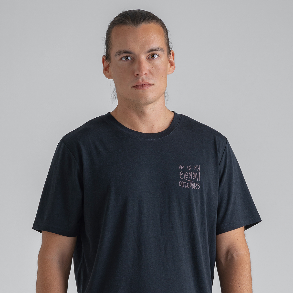 Kora Men's Merino T-shirt — Black