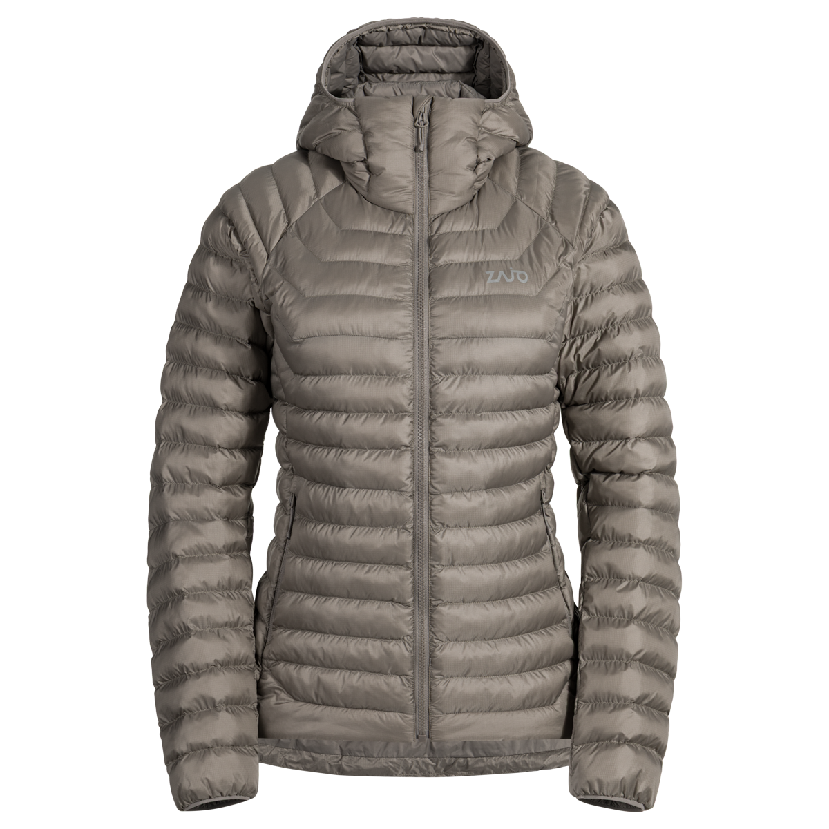 Nubaro geacă izolată cu glugă pentru femei, culoare Taupe Beige