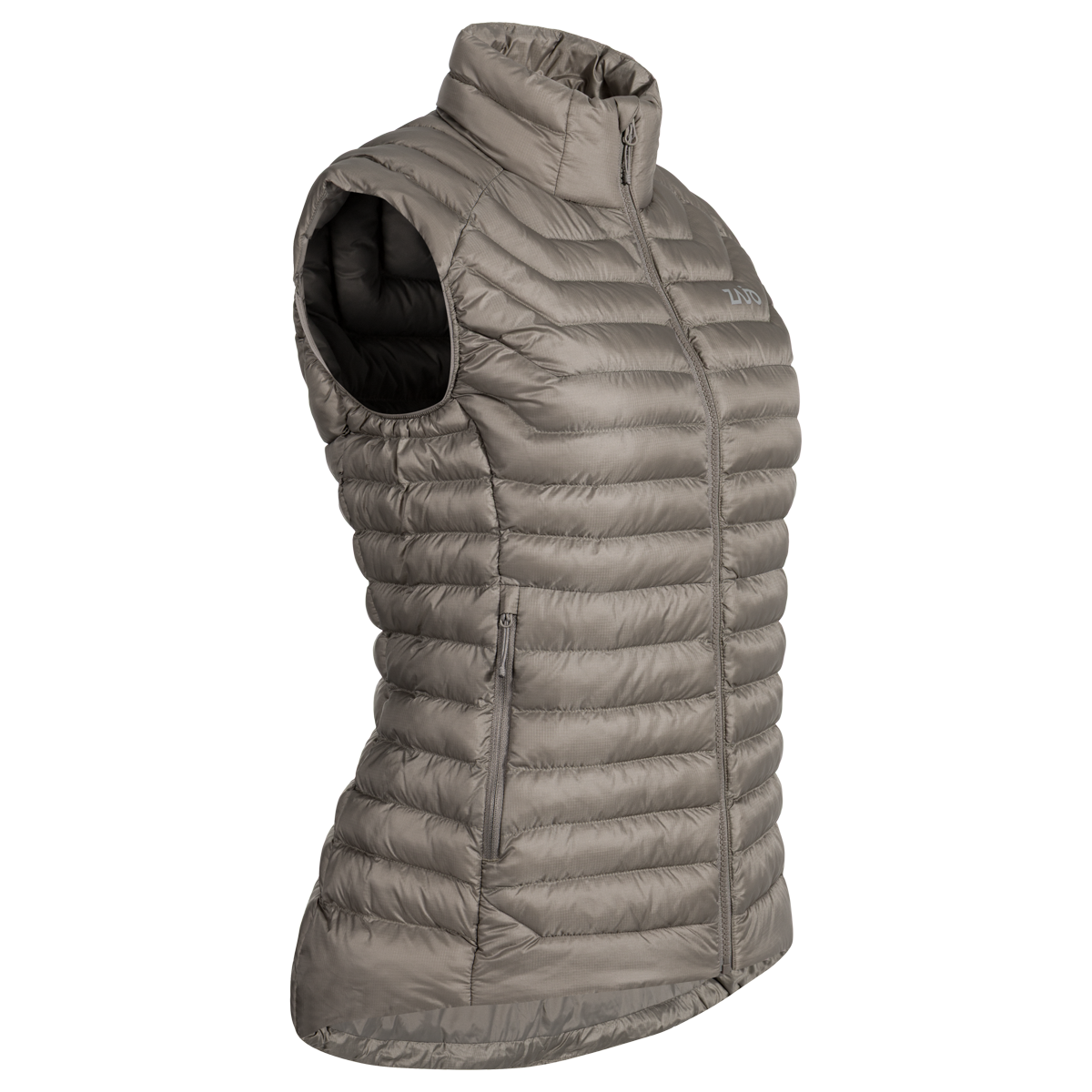 Nubaro vestă izolată pentru femei, culoare Taupe Beige