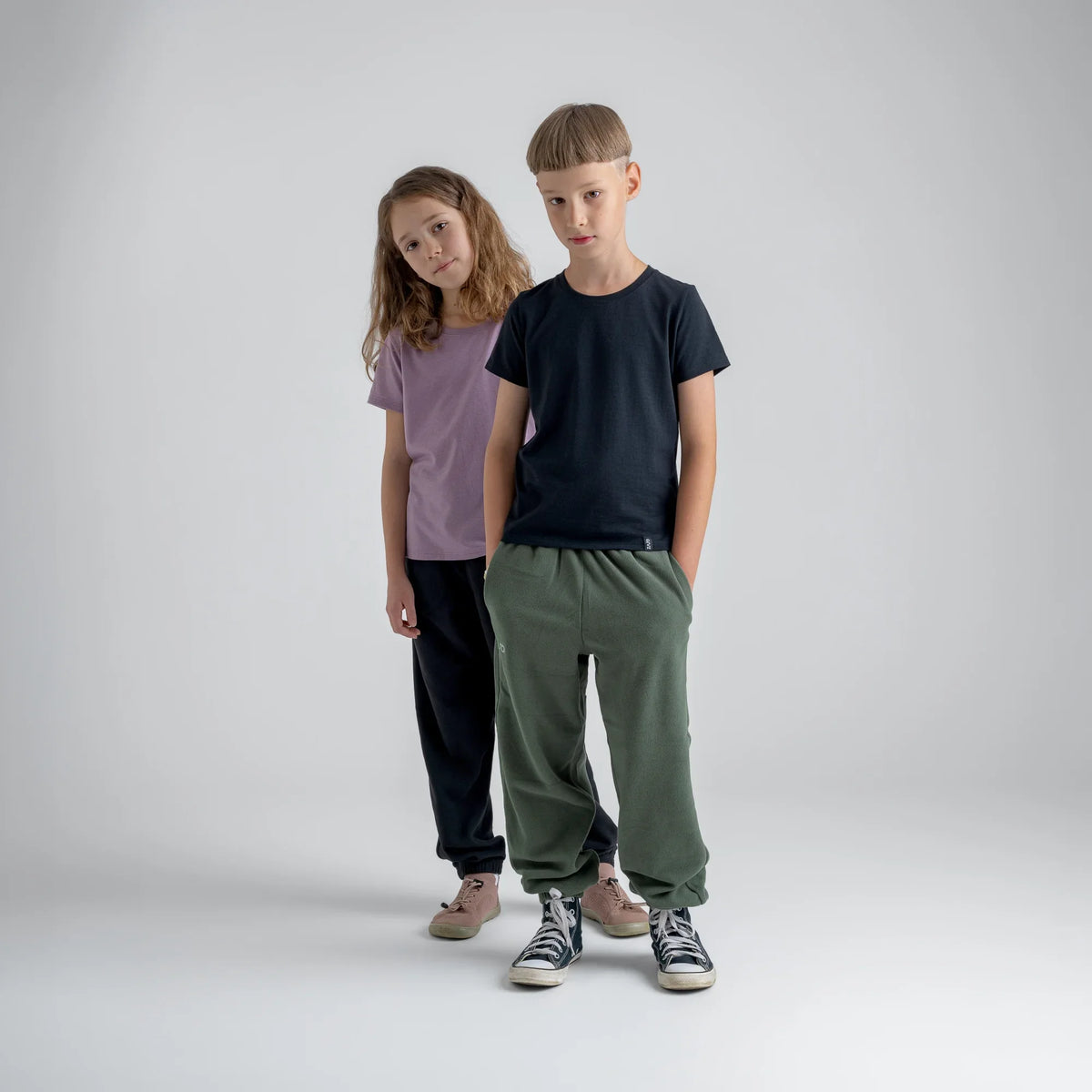 Amo Kid's Merino T-shirt — Dove Grey