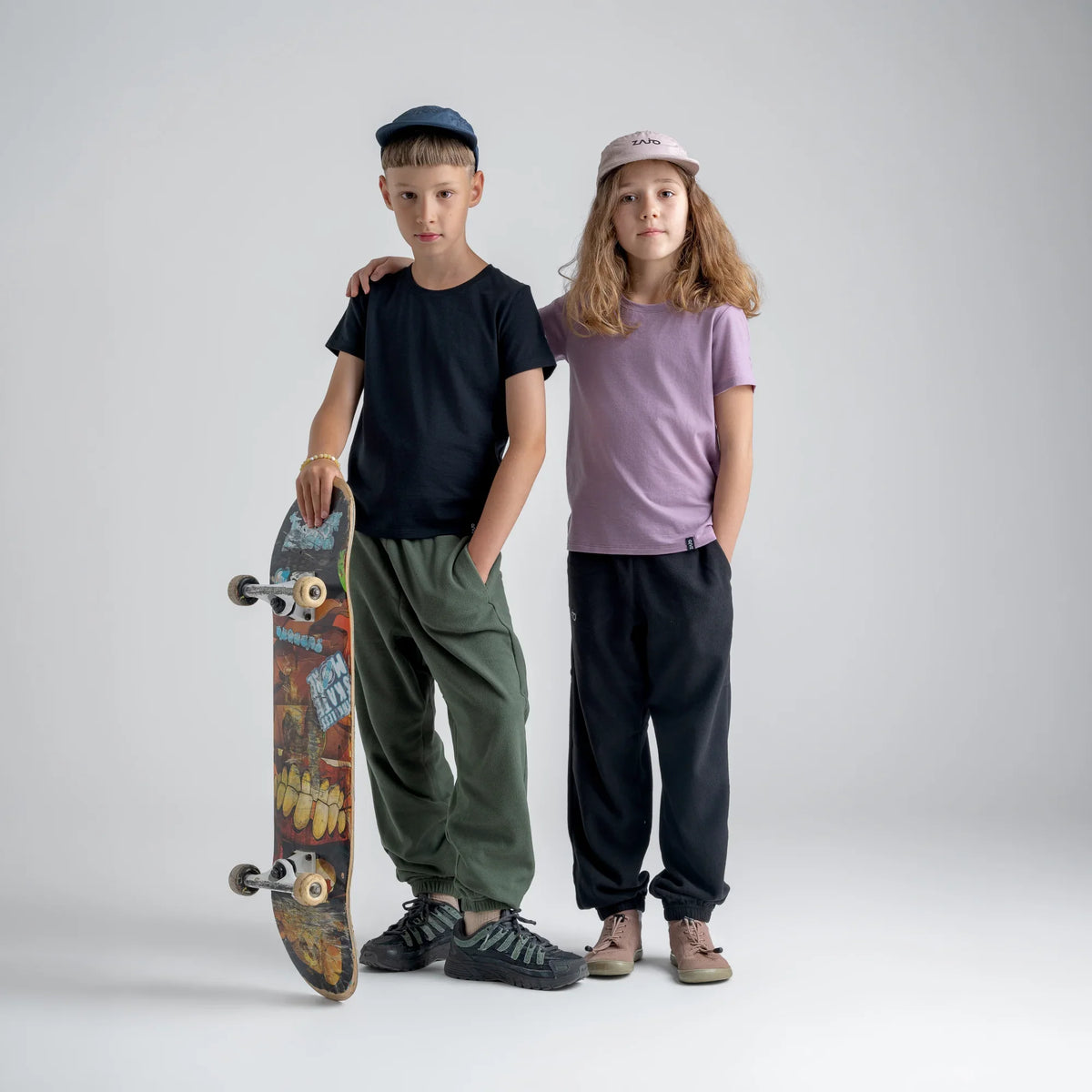 Amo Kid's Merino T-shirt — Dove Grey