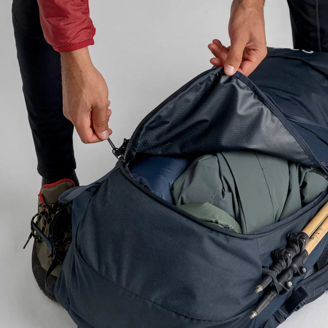 Eksploro 65l Hiking Backpack — Dark Red
