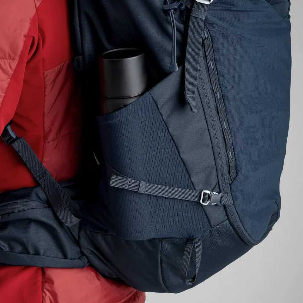 Eksploro 65l Hiking Backpack — Dark Red