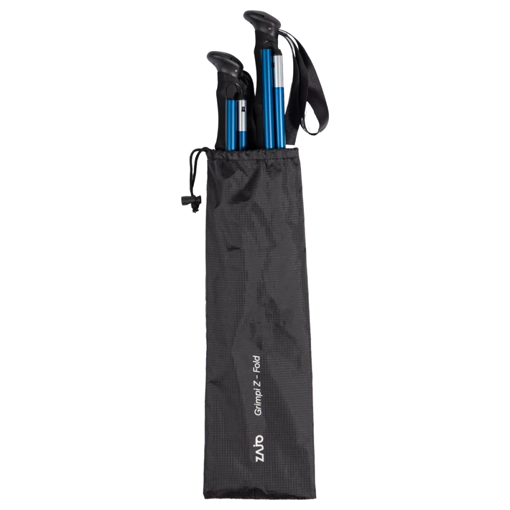 Grimpi Z-Fold Trekking Poles — Navy