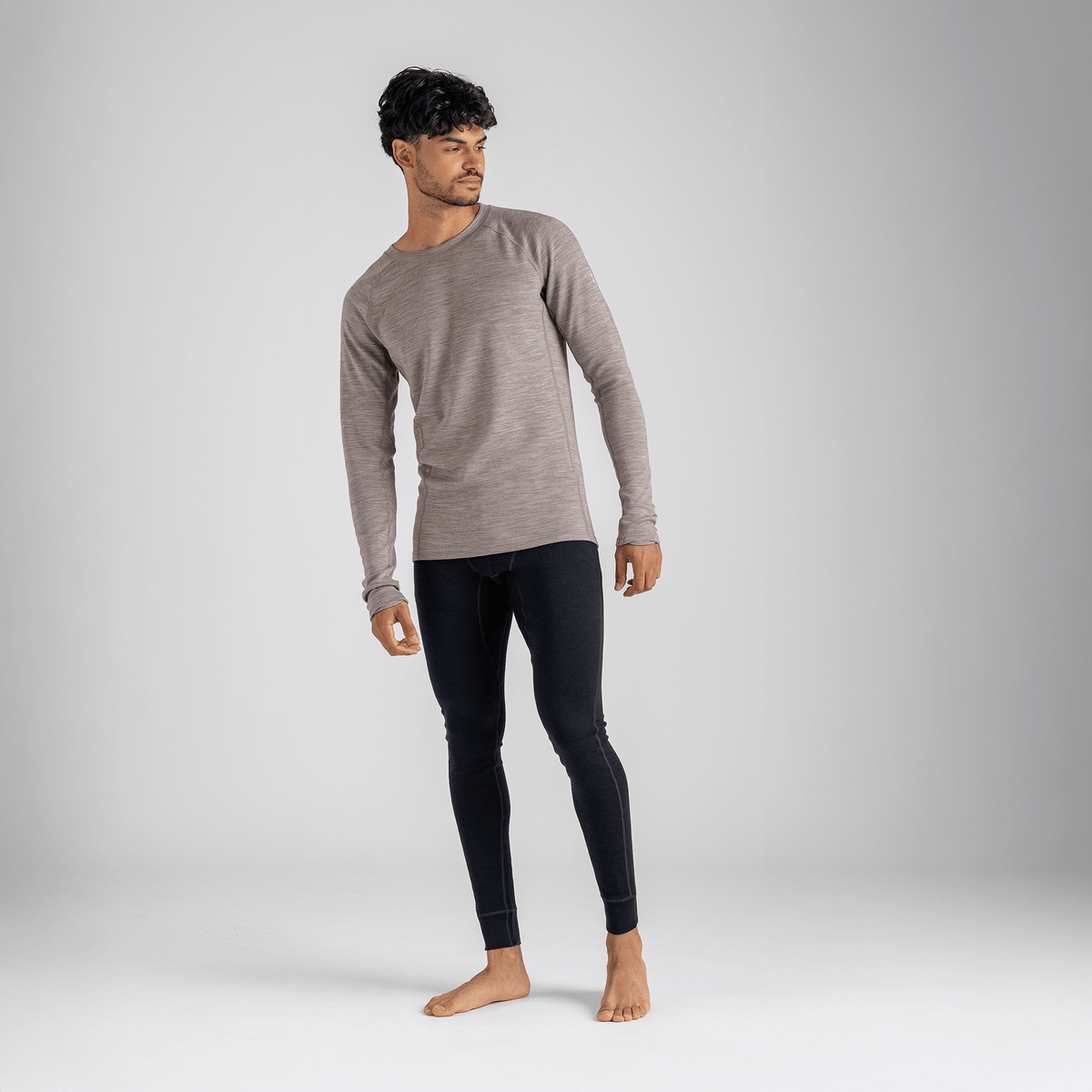 Hejma tricou din lână merinos cu mânecă lungă pentru bărbați