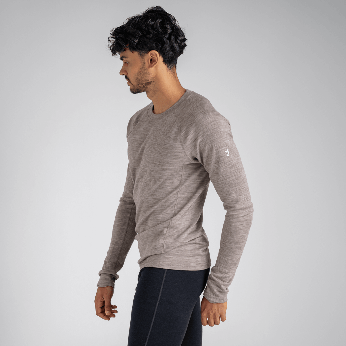 Hejma tricou din lână merinos cu mânecă lungă pentru bărbați