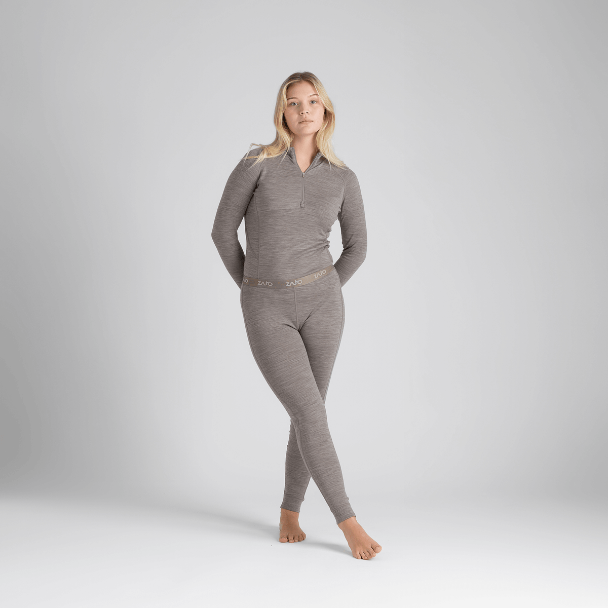 Hejma pantaloni din lână merinos cu talie înaltă pentru femei