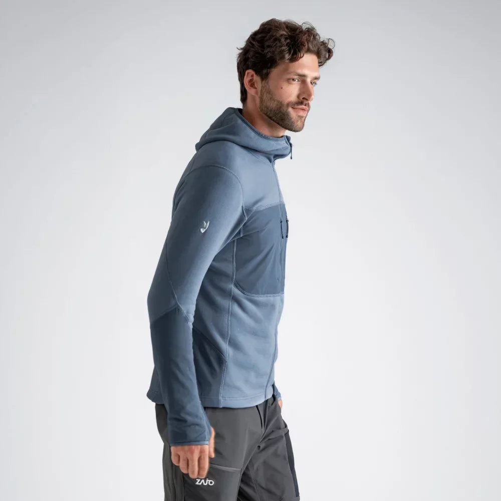 Monto Men's Fleece Jacket — Blue