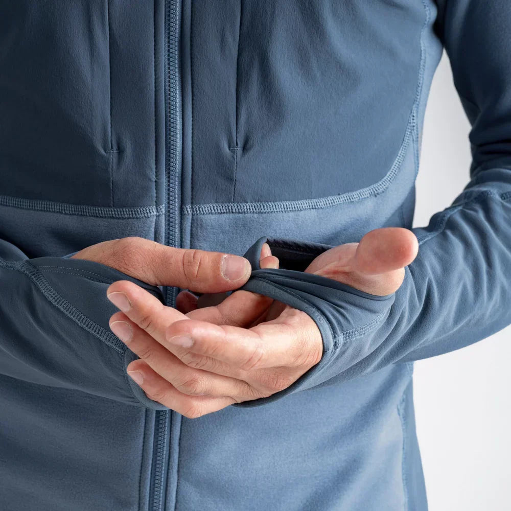 Monto Men's Fleece Jacket — Blue