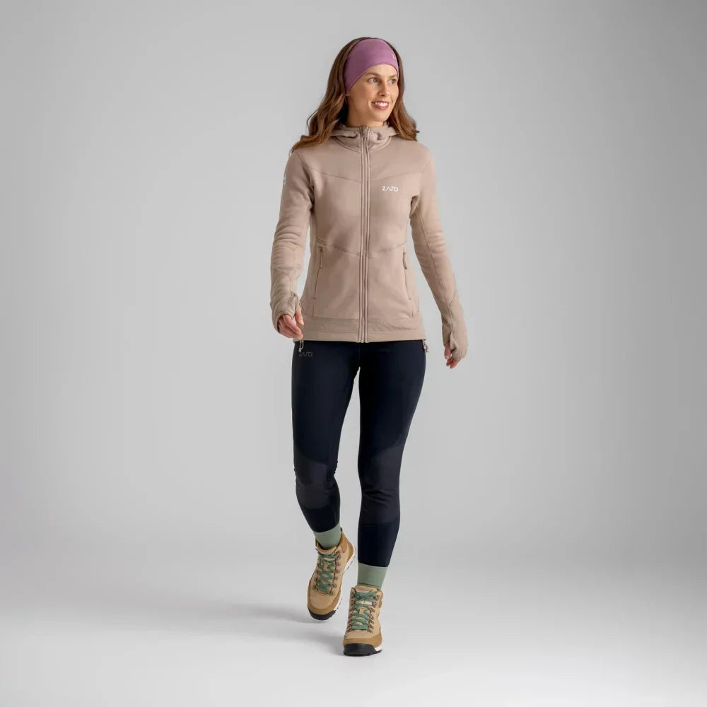 Monto Women's Fleece Jacket — Sage Green