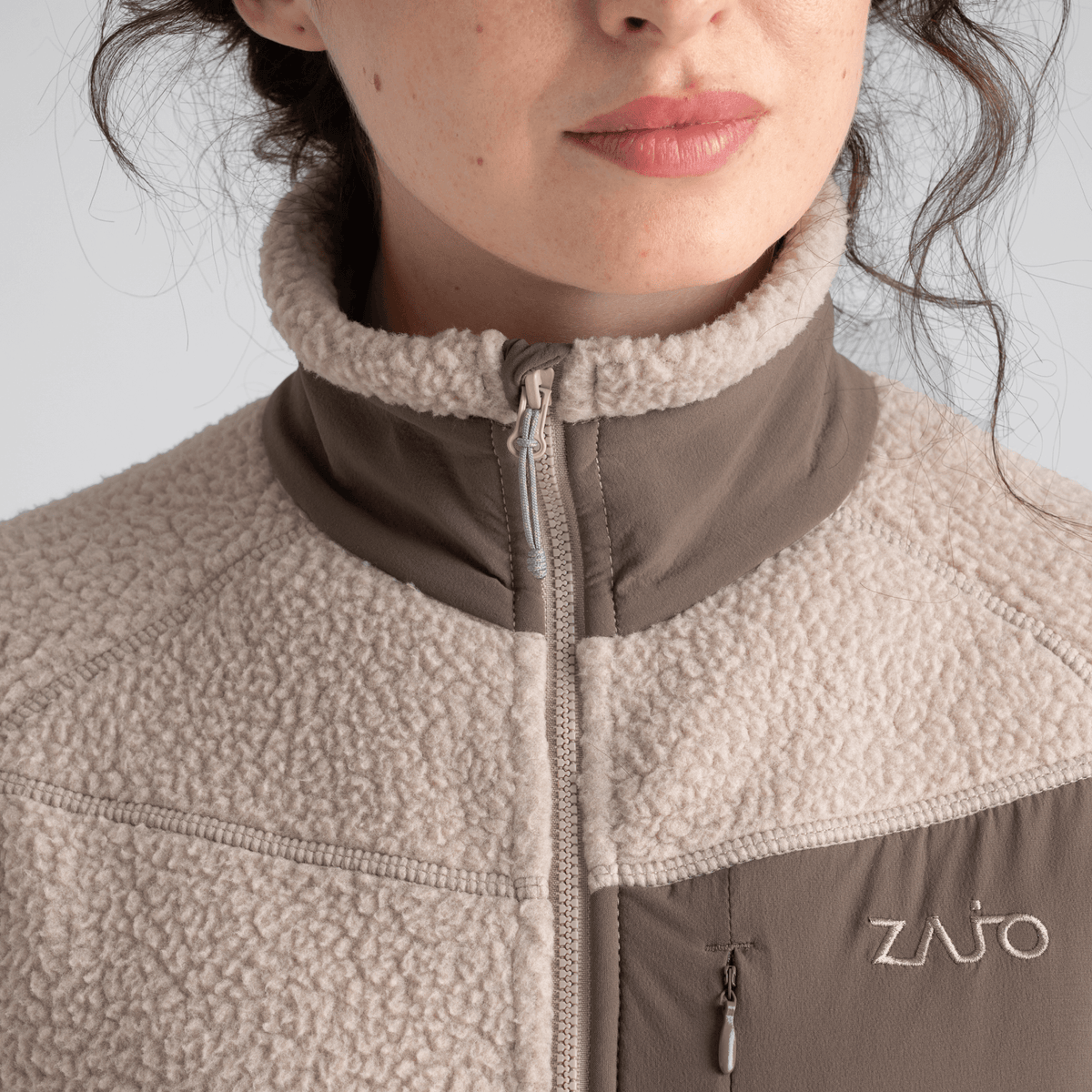 Palpo geacă din fleece Pile pentru femei