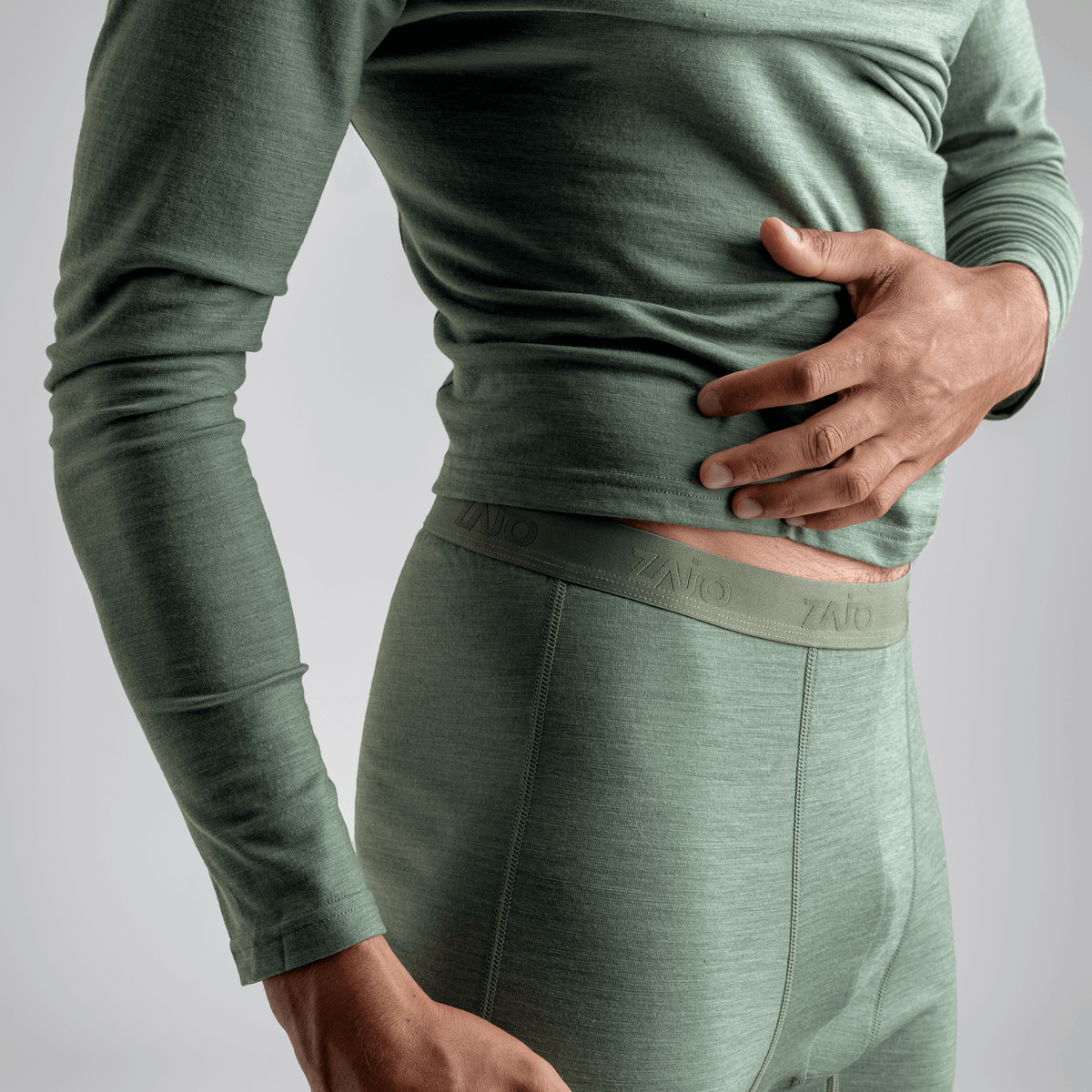 Senti pantaloni lungi din lână merinos pentru bărbați