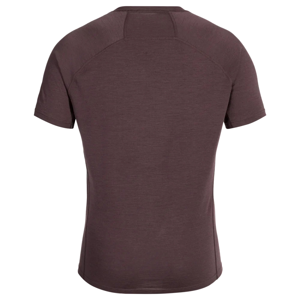 Senti Men's Merino T-shirt — Decadent Red