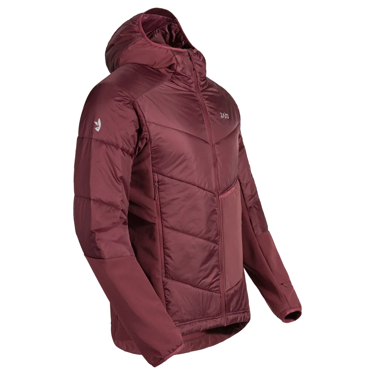 Spiro Men's Insulated Hybrid Jacket — Burned Red
