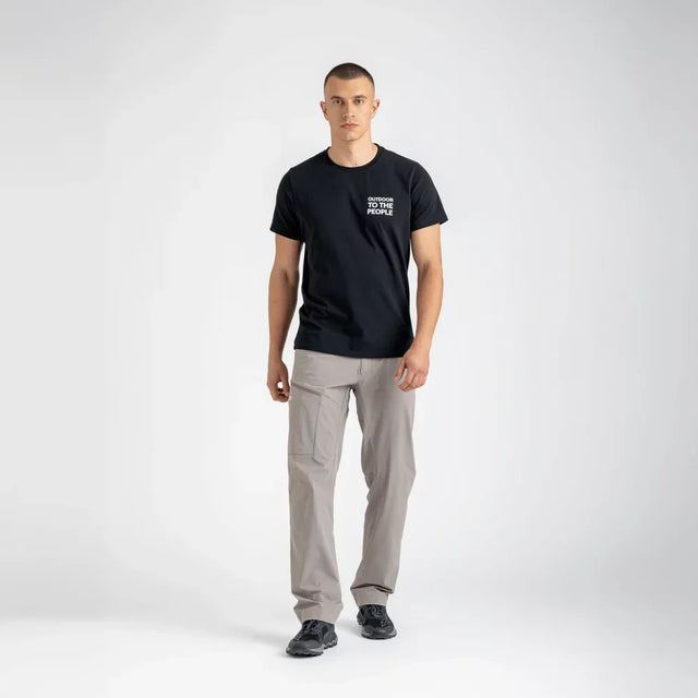 Unuo Men's Organic Cotton T-shirt — Black