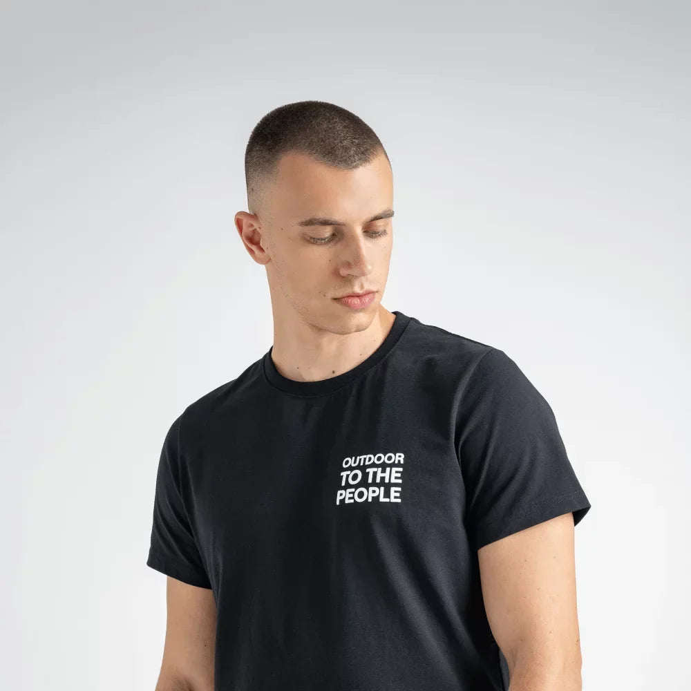 Unuo Men's Organic Cotton T-shirt — Black