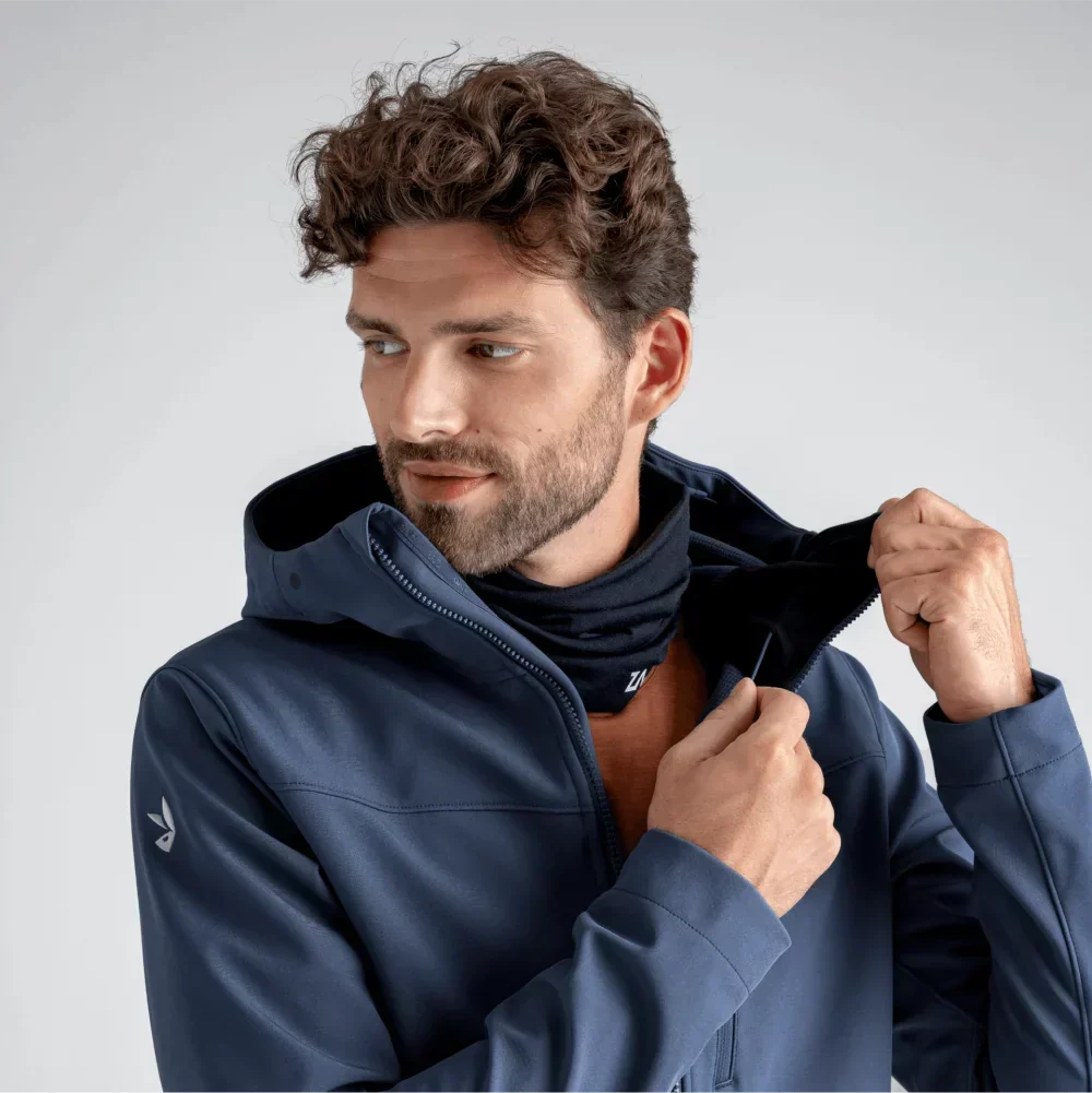 Vento Men's Softshell Jacket — Navy