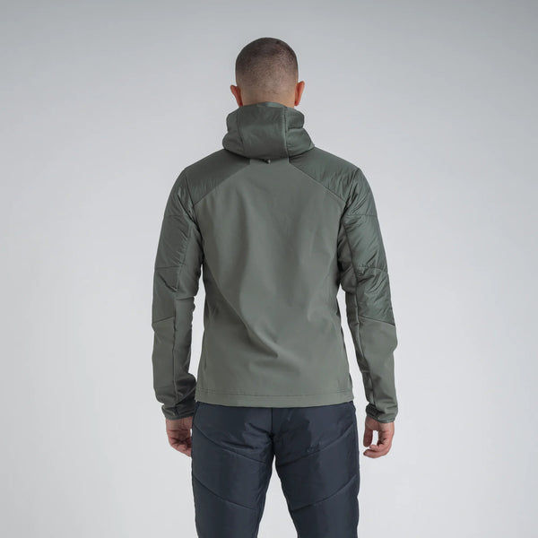Spiro Men's Insulated Hybrid Jacket — Grey Navy
