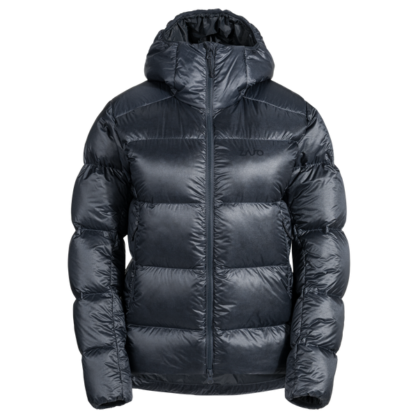 Alto geacă de iarnă din puf pentru femei, culoare Grey Navy