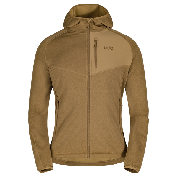 Amiko geacă din fleece cu glugă pentru bărbați, culoare Golden Brown