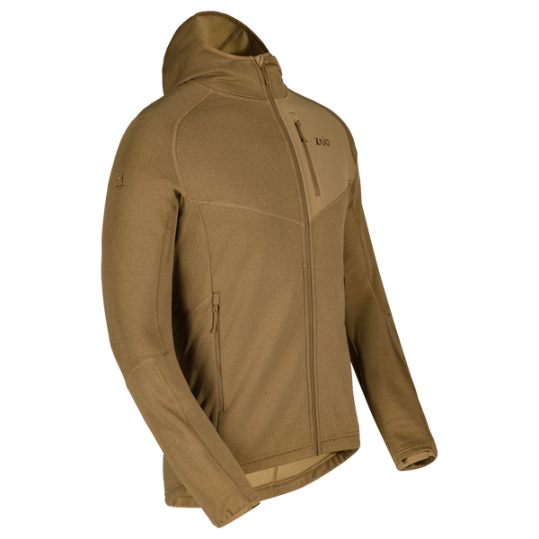 Amiko geacă din fleece cu glugă pentru bărbați, culoare Golden Brown