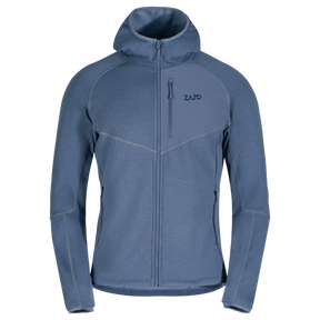 Amiko geacă din fleece cu glugă pentru bărbați, culoare Harbor Blue