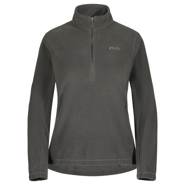 Auro bluză din fleece cu fermoar pentru femei, culoare Black Olive