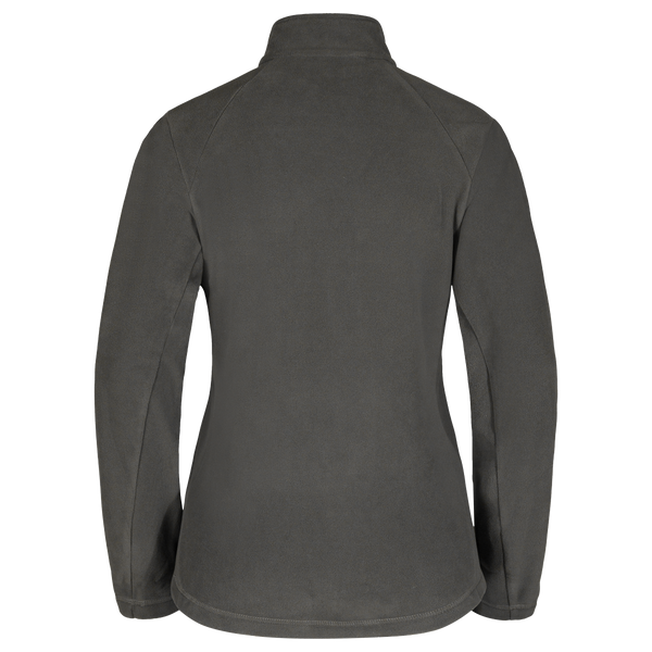 Auro bluză din fleece cu fermoar pentru femei, culoare Black Olive