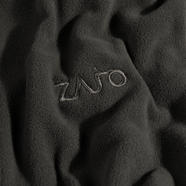 Auro bluză din fleece cu fermoar pentru femei, culoare Black Olive