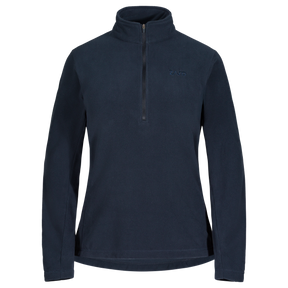 Auro bluză din fleece cu fermoar pentru femei, culoare Dark Navy