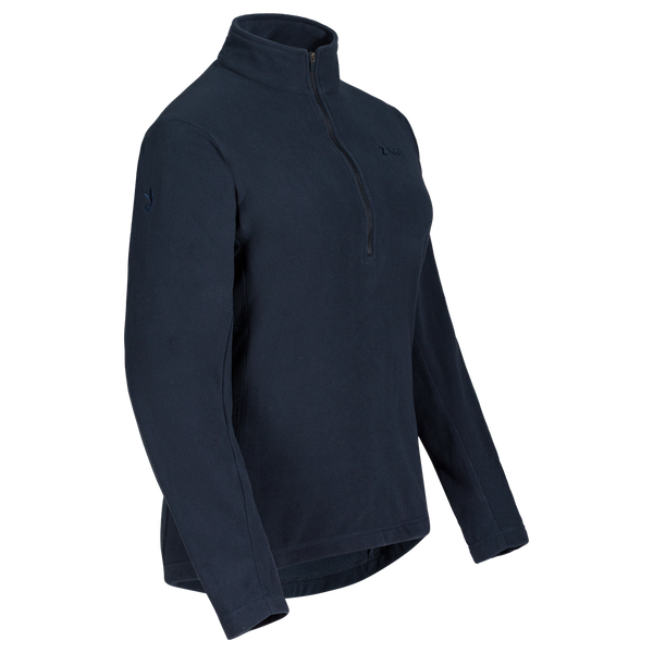 Auro bluză din fleece cu fermoar pentru femei, culoare Dark Navy