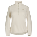Auro bluză din fleece cu fermoar pentru femei, culoare Light Beige
