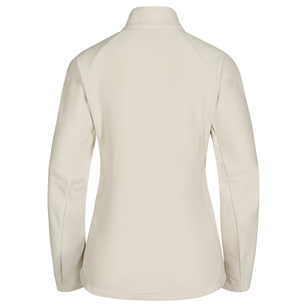 Auro bluză din fleece cu fermoar pentru femei, culoare Light Beige