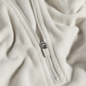 Auro bluză din fleece cu fermoar pentru femei, culoare Light Beige