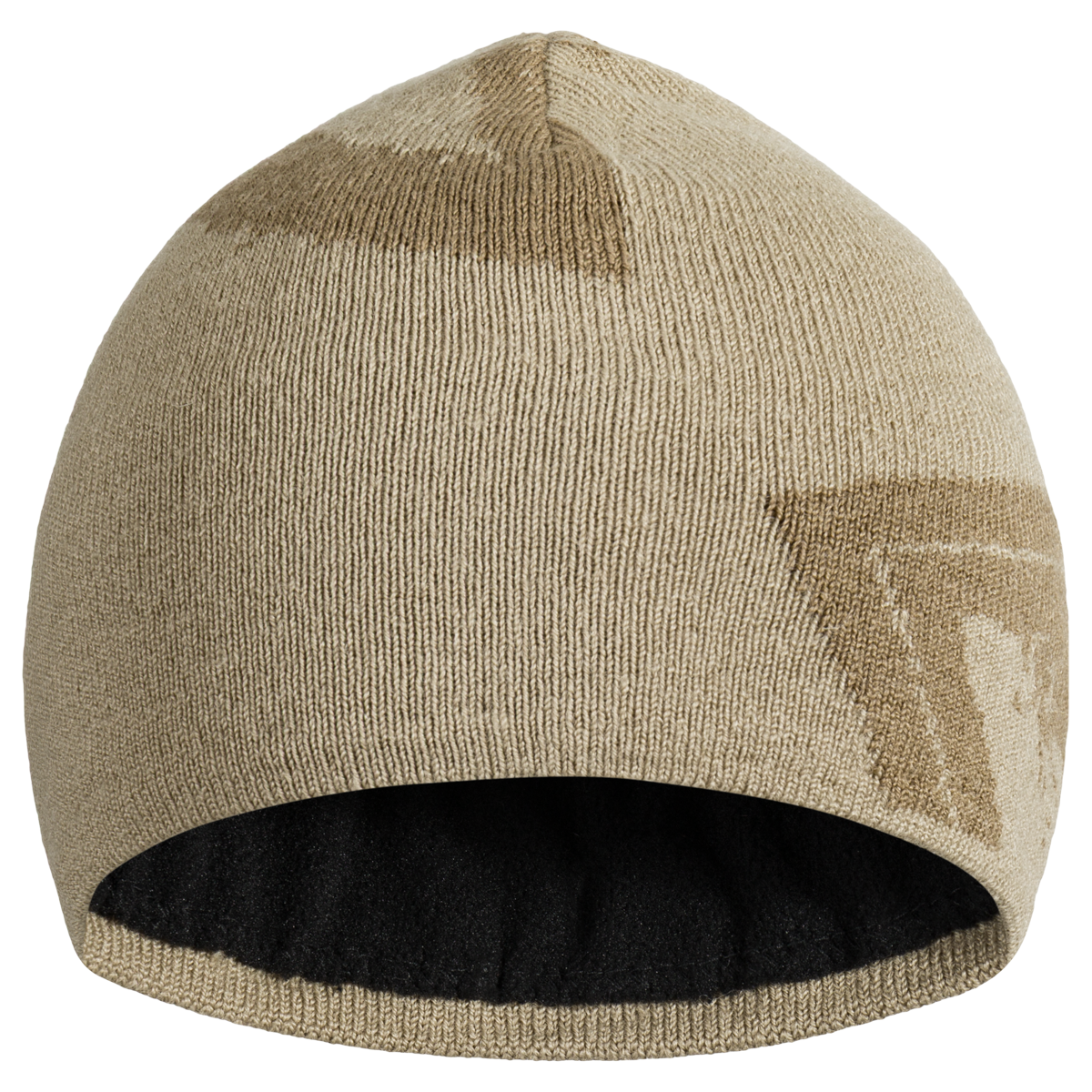 Emblemo căciulă din lână merinos, culoare Beige