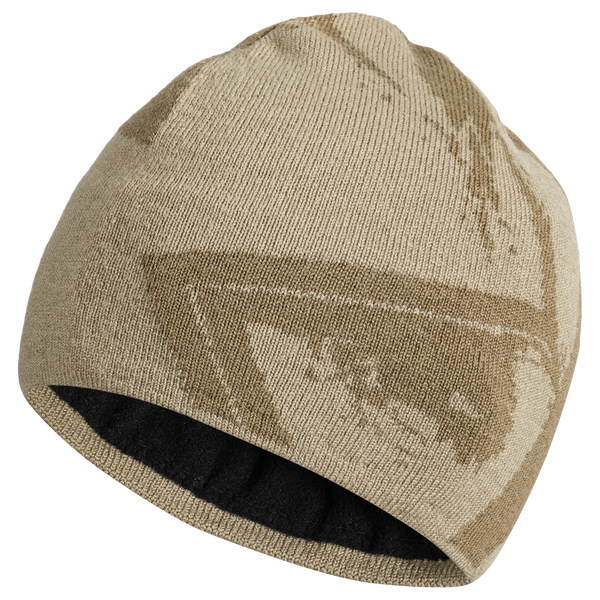 Emblemo căciulă din lână merinos, culoare Beige