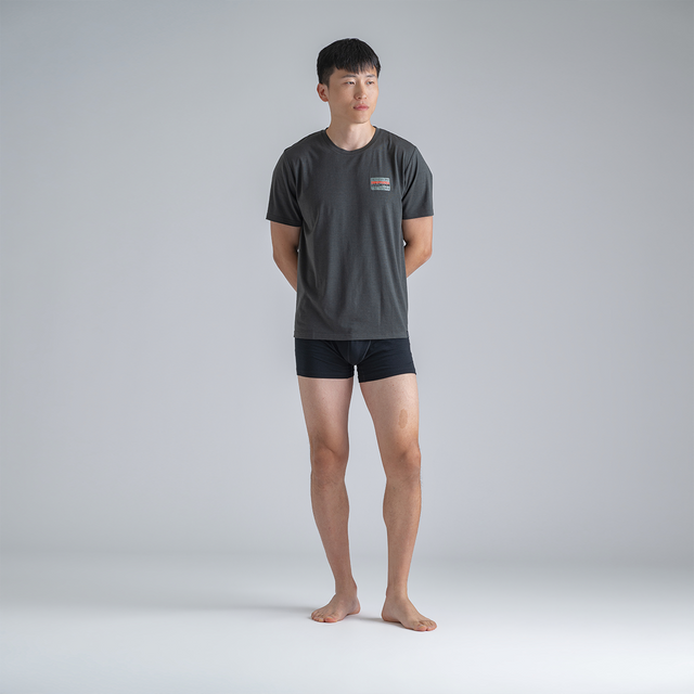 Kora Men's Merino T-shirt — Black Olive