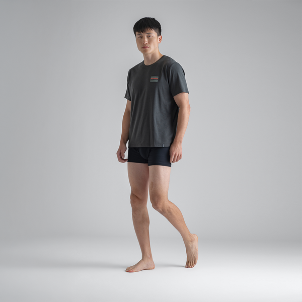 Kora Men's Merino T-shirt — Black Olive