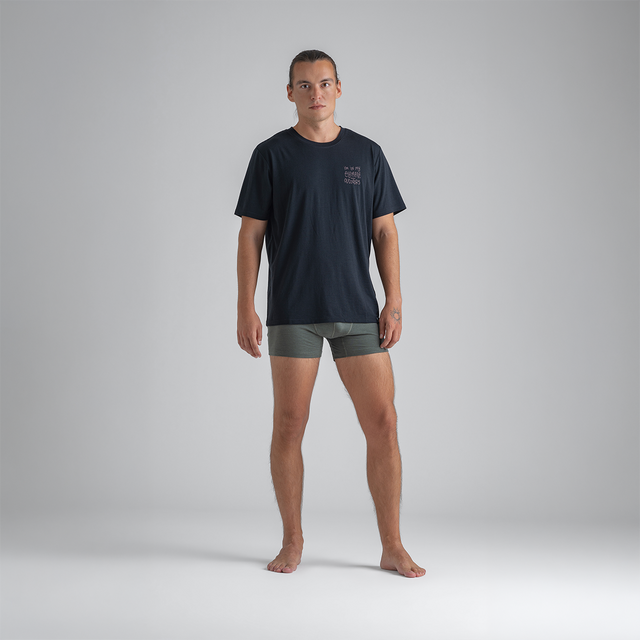 Kora Men's Merino T-shirt — Black