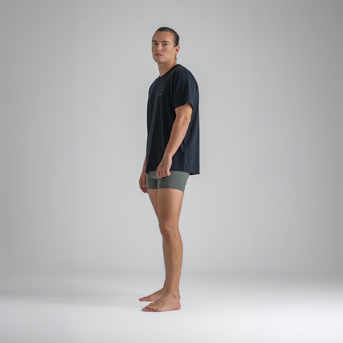 Kora Men's Merino T-shirt — Black