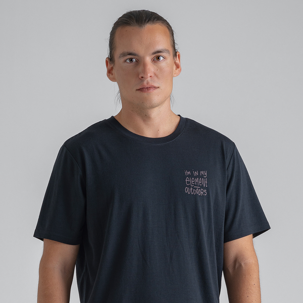 Kora Men's Merino T-shirt — Black