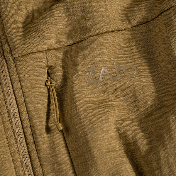 Kovri Men's Merino Grid Jacket — Golden Brown