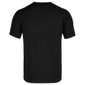 Lerta tricou fără cusături din lână merinos pentru bărbați, culoare Black