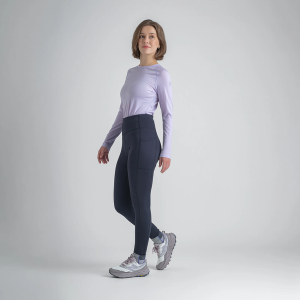 Monto Women's Merino Winter Tights — Black