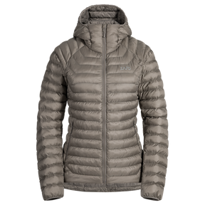 Nubaro geacă izolată cu glugă pentru femei, culoare Taupe Beige
